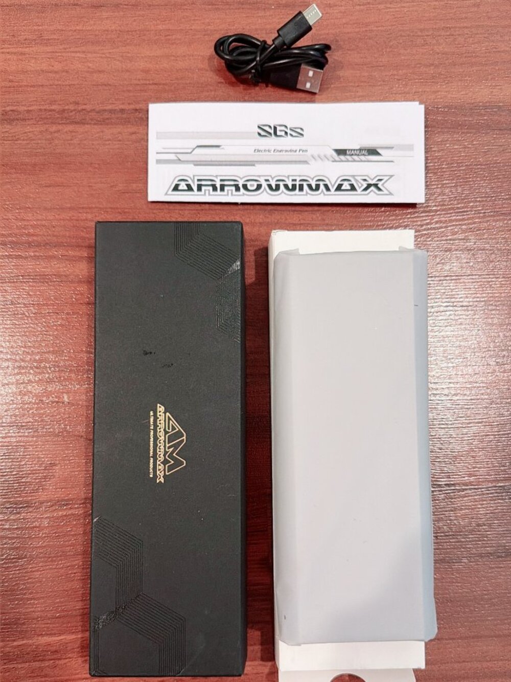 Arrowmax SGS Electric Engraving Pen Mini Rotary Tool Set Space Gray AM-240312